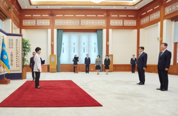 박근혜 대통령 신임 장관급 임명 