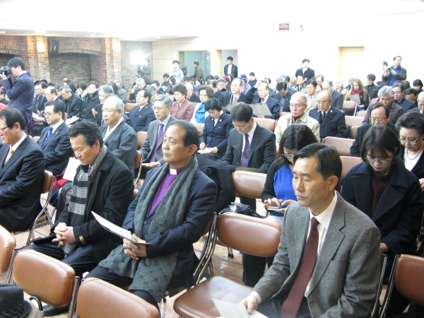 한국기독교교회협의회(NCCK)가 4일 오후 한국교회  100주년기념관에서 '2016년 신년예배'를 드렸다.