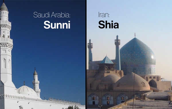 수니파 사우디아라비아와 시아파 이란