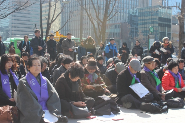 핵없는 세상을 위한 한국그리스도인연대가 후쿠시마 5주기, 체르노빌 30주기를 맞아 제4회 탈핵연합예배를 드렸다.