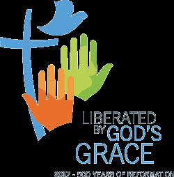 LWF 종교개혁 500주년 기념 로고, 출처 2017.lutheranworld.org