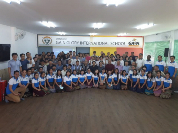 VGIS (Vientiane GAiN Glory International School) 제 2캠퍼스 유치원 준공식으로 첫발을 떼다