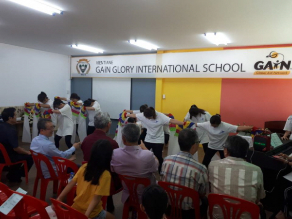 VGIS (Vientiane GAiN Glory International School) 제 2캠퍼스 유치원 준공식으로 첫발을 떼다