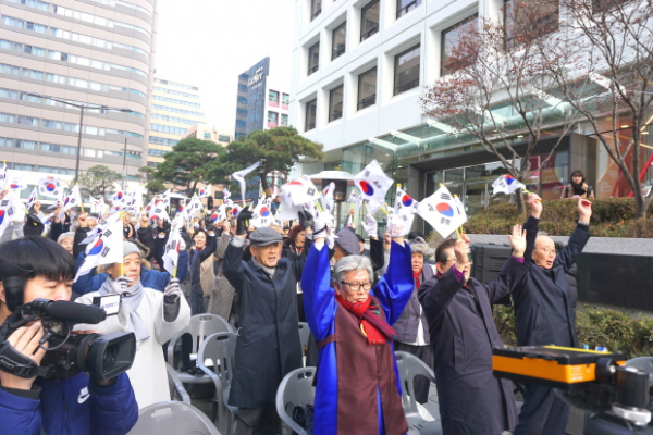 3.1운동100주년 기념비 제막식