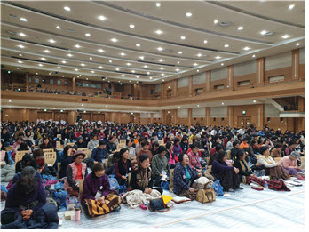 제23차 ‘북한구원 금식성회’ 첫날 집회 모습