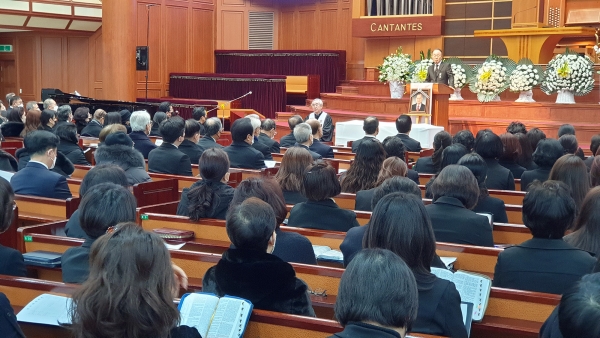 故 이종윤 목사 천국환송예배