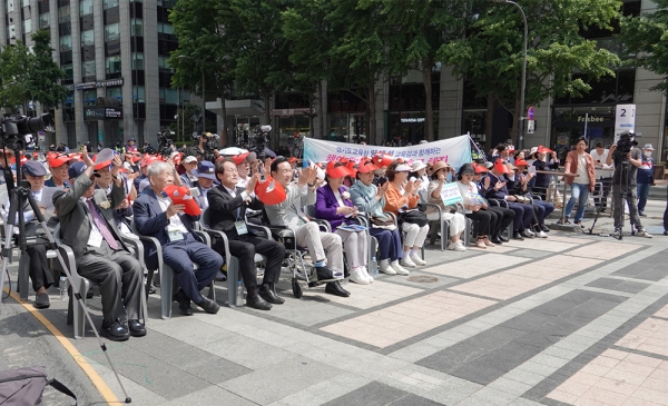 존경받는나라만들기 국민운동본부 공적개발원조(ODA) 증액 촉구 시민·청소년 행진