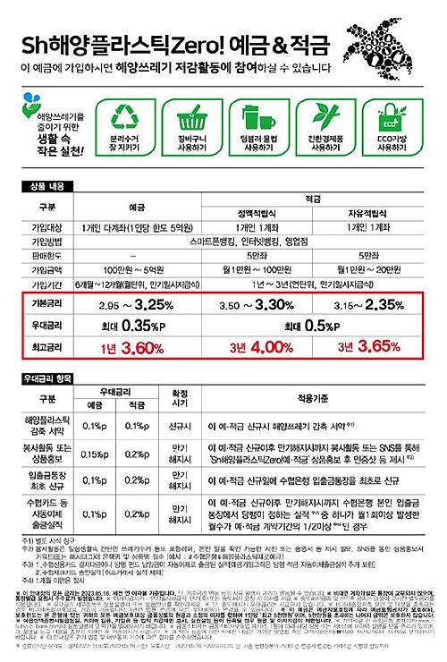 Sh해양플라스틱Zero!예‧적금