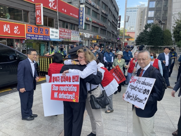 중국 내 탈북민 강제북송 반대 집회