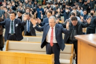 대한예수교장로회 합동(이하 예장합동) 108회 총회(총회장 오정호 새로남교회 담임) 교회여일어나라위원회(위원장 고석찬 목사)는 18일 새로남교회에서 한국교회 목회자들을 세우기 위한 첫 행사로 원데이(One Day) 송년말씀축제 ‘한국교회 목회자여 일어나라’를 개최했다. 