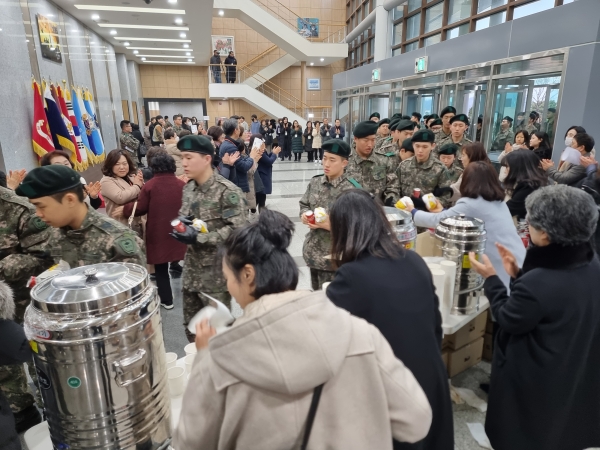 장교 후보생에 복음전파 청년산교