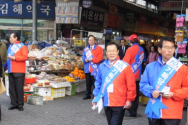 기독당, 교계 원로 및 시민 찾아 지지 호소