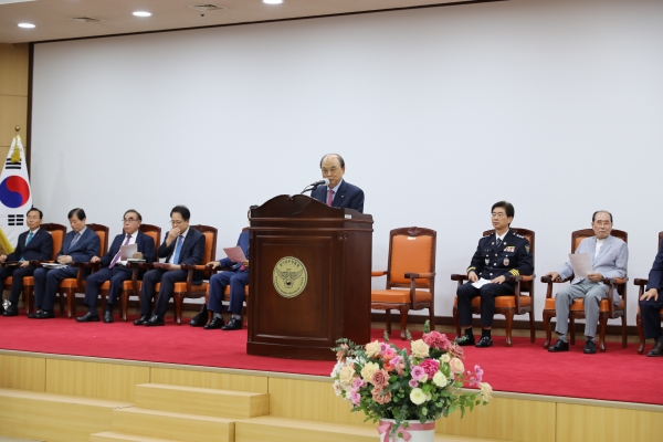 경목위원장 권태진 목사(군포제일교회 담임)가 설교를 전하고 있다.