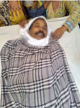 총격을 받고 사망한 아프잘 마시의 모습