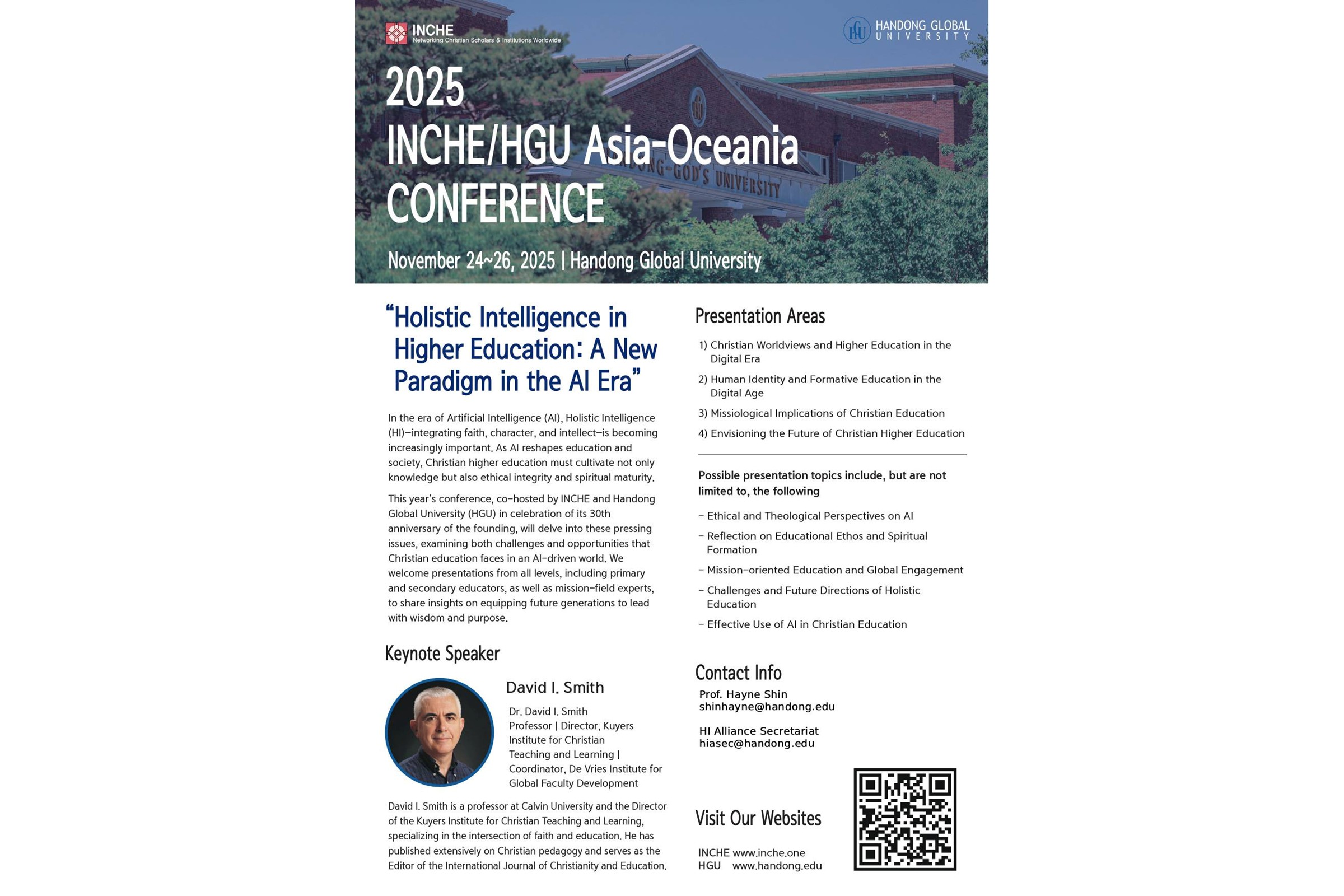 한동대 2025 INCHE-HGU 아시아-오세아니아 컨퍼런스 개최