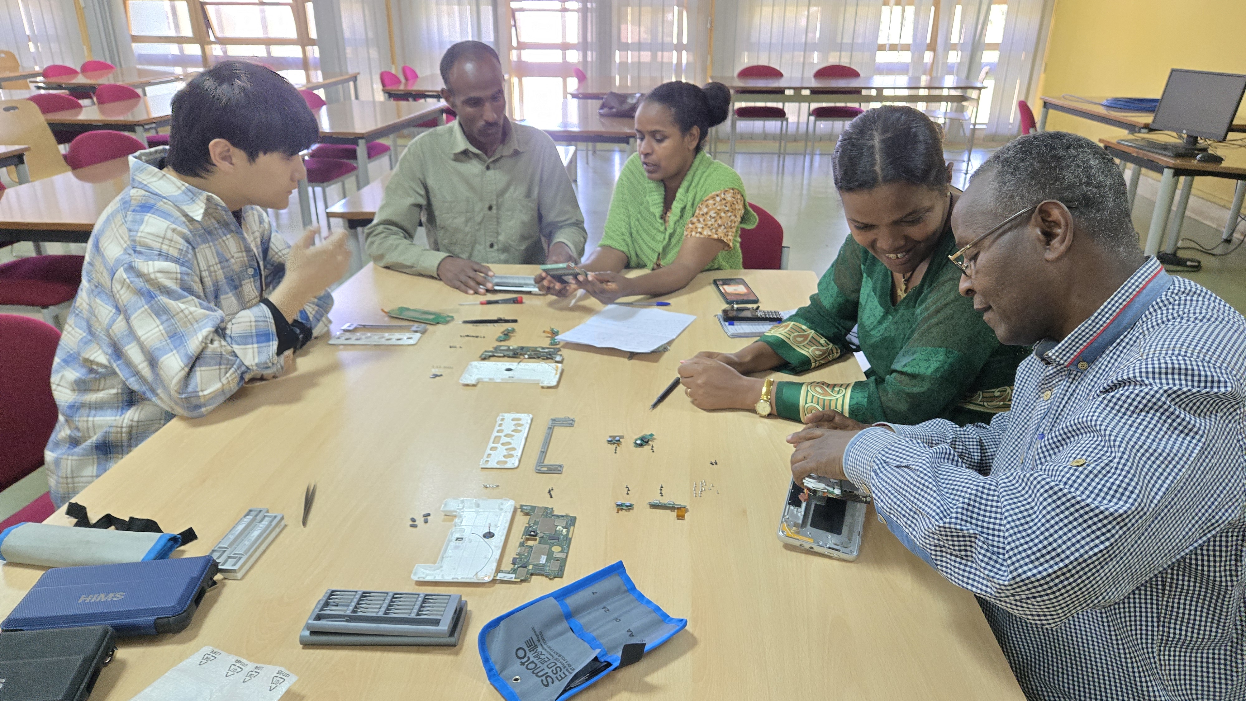 사업 현장의 모습