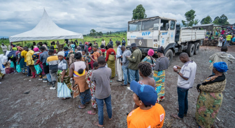 세계식량계획(WFP)은 콩고민주공화국에서 약 2,500만 명이 높은 수준의 식량 불안을 겪고 있다고 보고했다
