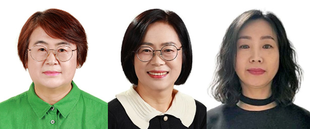 김지연 시인, 김남숙 시인, 안진순 시인