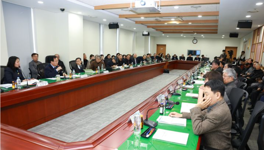 12일 개최된 완주군, 기독교 근대기록유산 학술연구 용역보고회 모습