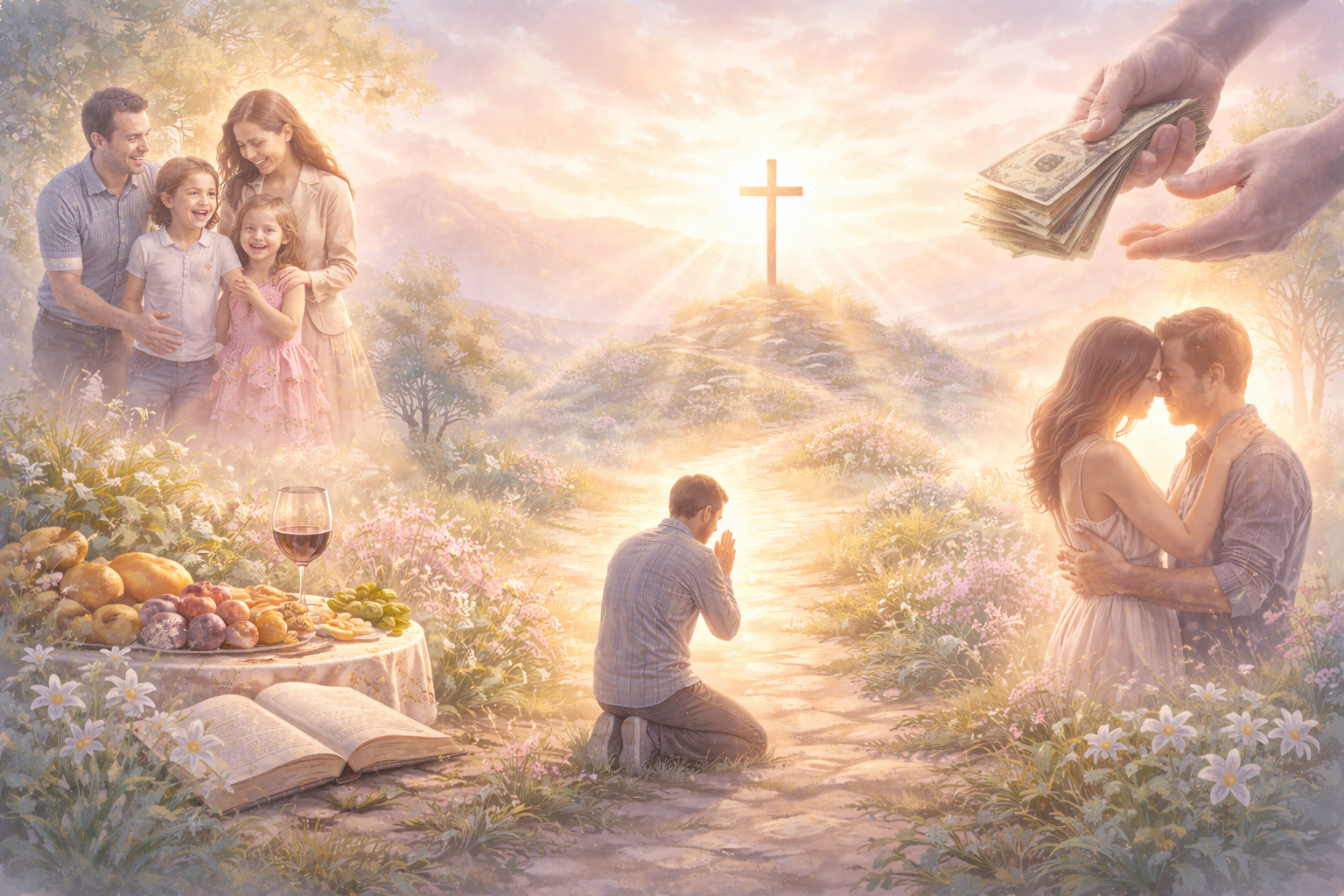 기도와 사랑이 담긴 풍경