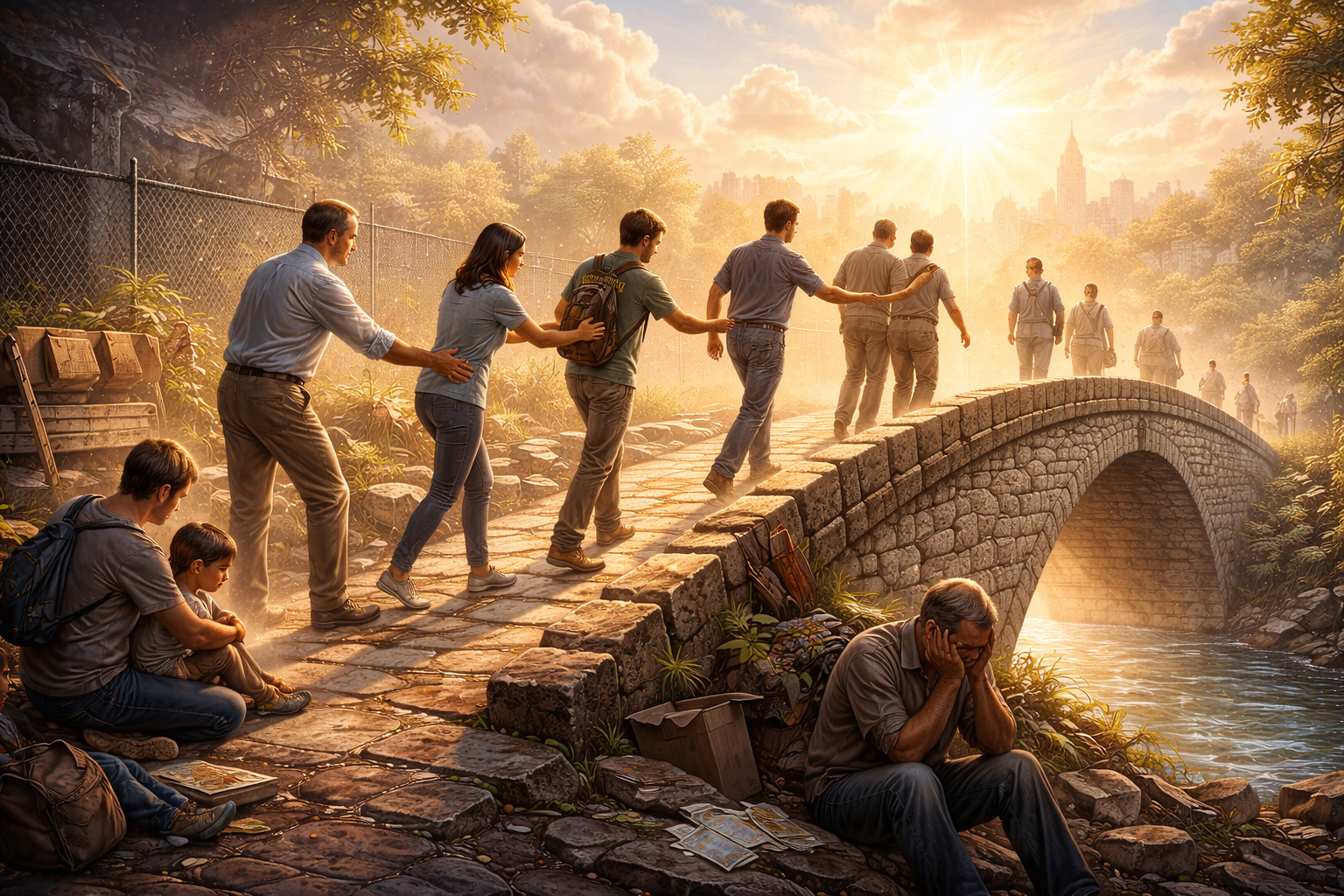 도움을 주는 사람들, 밝은 미래로