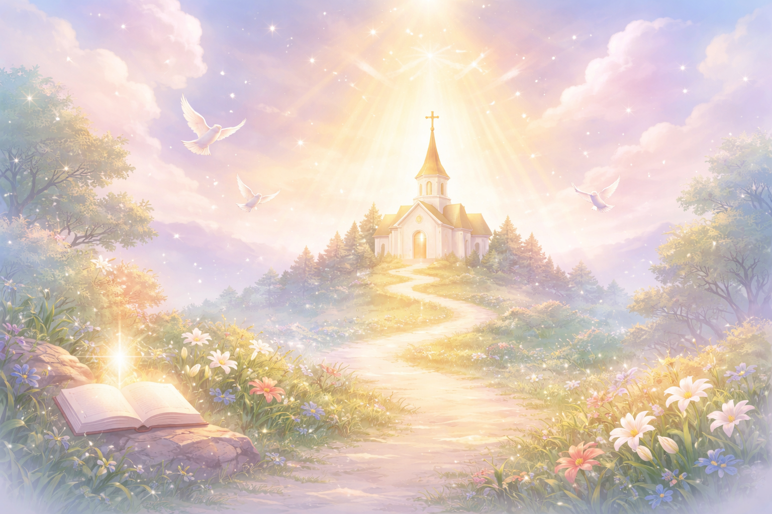 빛나는 교회와 평화로운 길