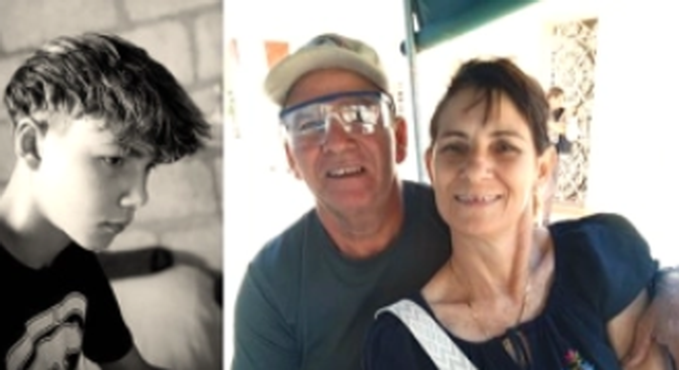 엘리에르 무이르 아빌라 목사와 그의 아내 미네르비나 부르고스 로페스의 16세 아들 조나단 무이르 부르고스