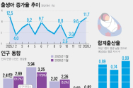 출생아 증가율 추이