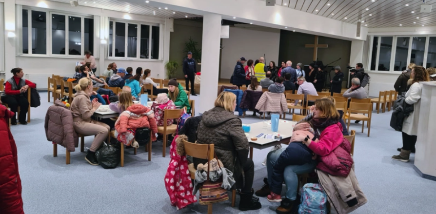 스위스 전역의 교회들은 전쟁으로 인해 피난을 떠난 우크라이나인들을 돕기 위해 가장 먼저 지원에 나셨다