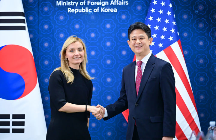 임상우 공공외교대사와 사라 로저스 미국 국무부 공공외교 담당 차관