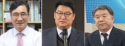 (왼쪽부터) 박용규, 박철수, 한기영 목사.