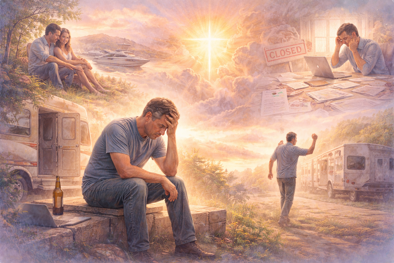 고독한 시간, 빛과 그림자