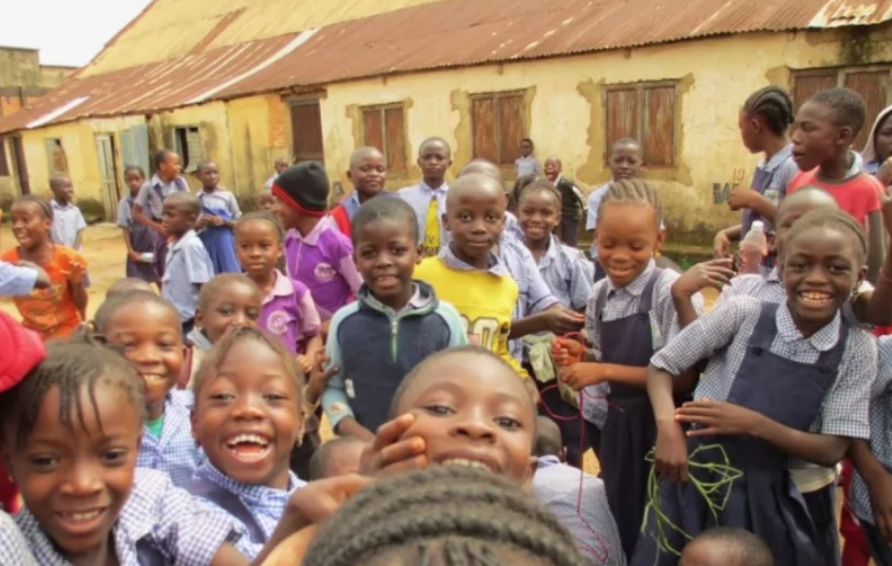 나이지리아의 기독교 고아원에서 보호받던 아동들의 모습