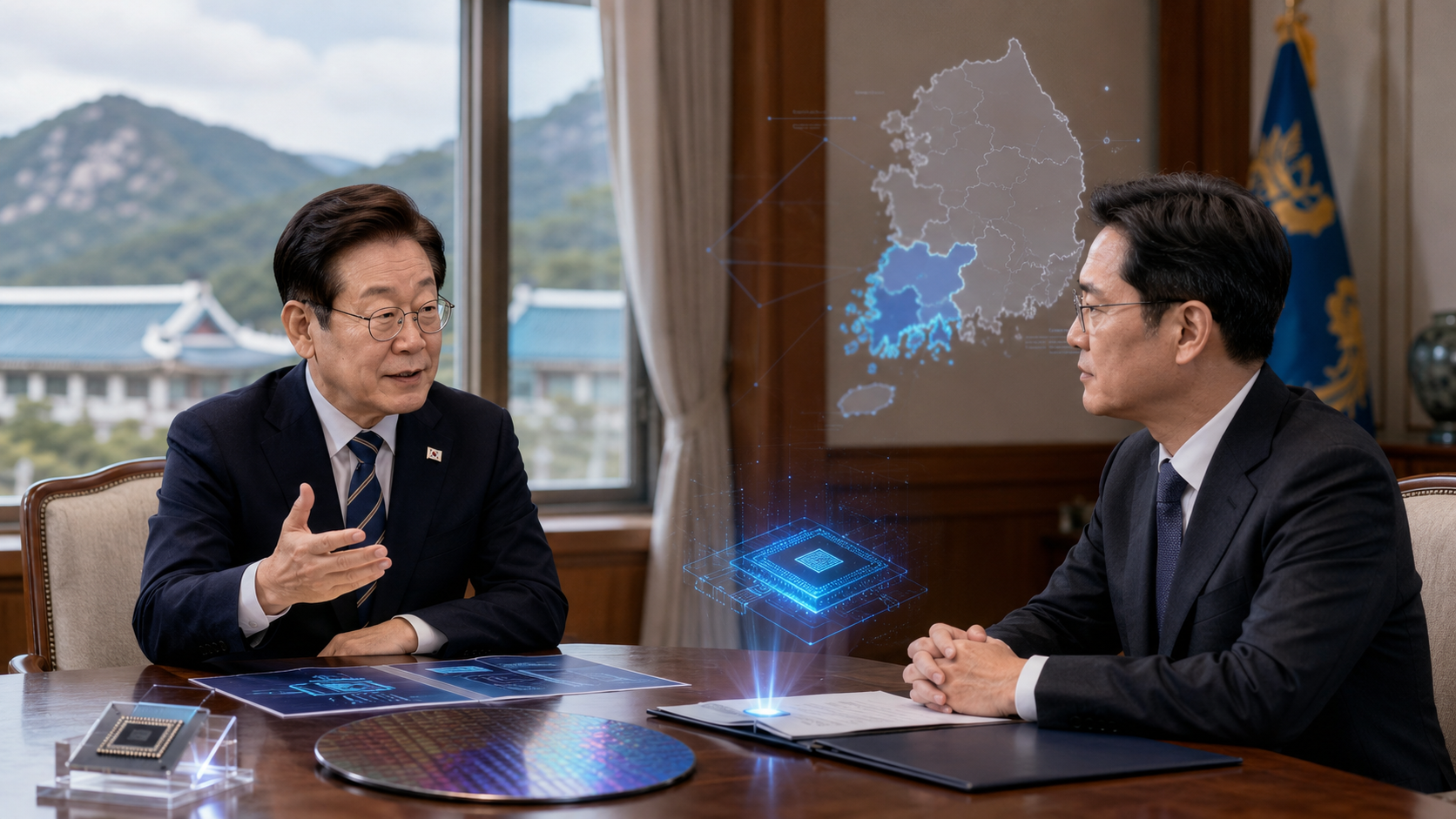 이재명 대통령과 이재용 삼성그룹 회장