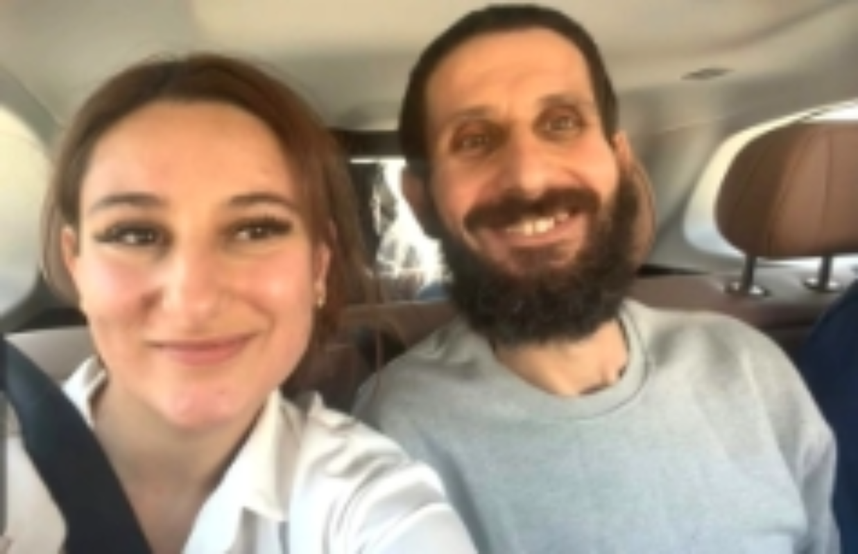 이스라엘 구금에서 석방된 라미 파다옐(Rami Fadayel)