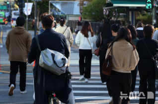 상강 맞은 23일 일교차 15도 안팎…남부·제주 비