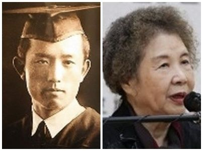 윤동주 시인과 고 김남조 시인