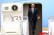[오바마 방한] 오바마 대통령, 한국 도착