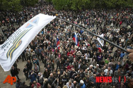 우크라이나 동부서 확산되는 관공서 점령시위