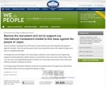 백악관 위안부 기림비 철거 청원