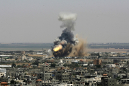 이스라엘군 가자 지구 공습