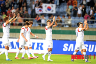인천아시안게임 남자축구대표팀, 태국 잡고 결승행