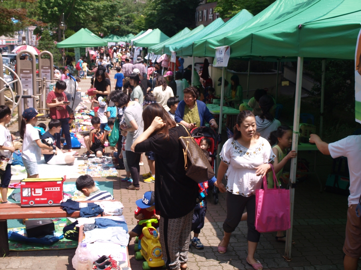송학골 어꺠동무 장터