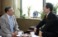 日 대표 복음주의 지도자 미네노 타츠히로 목사, 한기총 방문