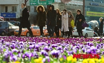 추운 날씨에 한파특보