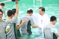 순복음춘천교회 진중세례식 논산훈련소