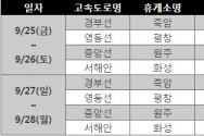 한국지엠 추석 연휴 고속도로 서비스 캠페인