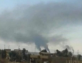 (Photo : aina.org) 시리아 북동부 텔샤미란 지역에서 이슬람국가(IS)의 공격을 받아 불타고 있는 교회