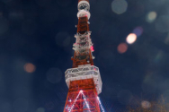 성탄절의 도쿄타워