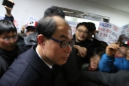 노회 재판에 진술을 위해 출석한 홍대새교회 전병욱 목사